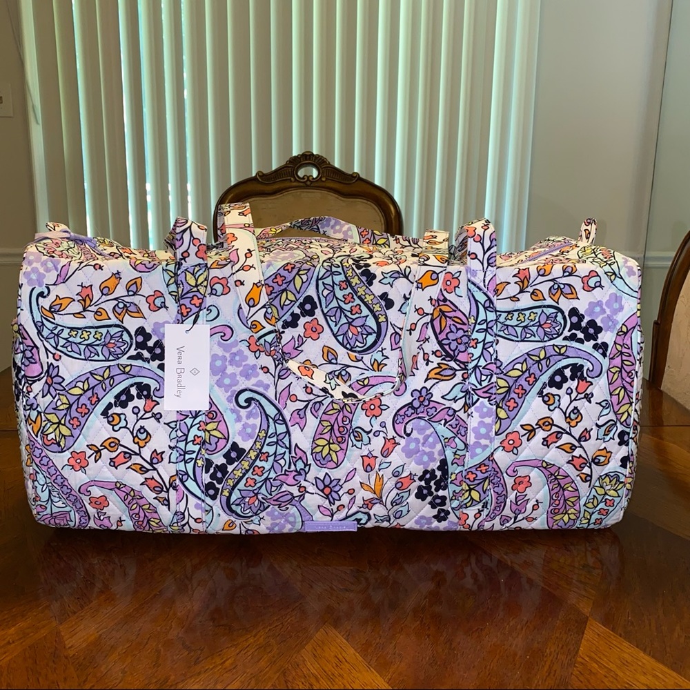 Vera Bradley Large Travel Duffel Maddalena Paisley Soft